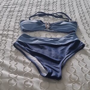 Stylish Blue Bikini Set